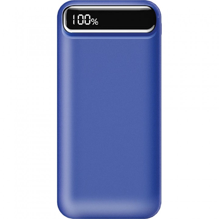 Lacivert 10000 mAh 22.5W PD Hızlı Şarjlı LCD Göstergeli Promosyon Powerbank